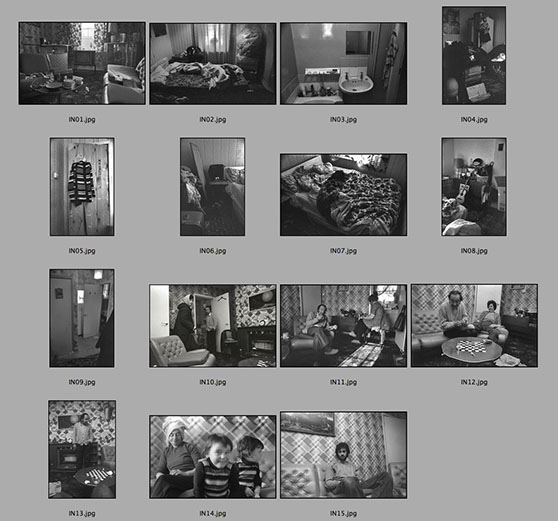 interiors contact sheet